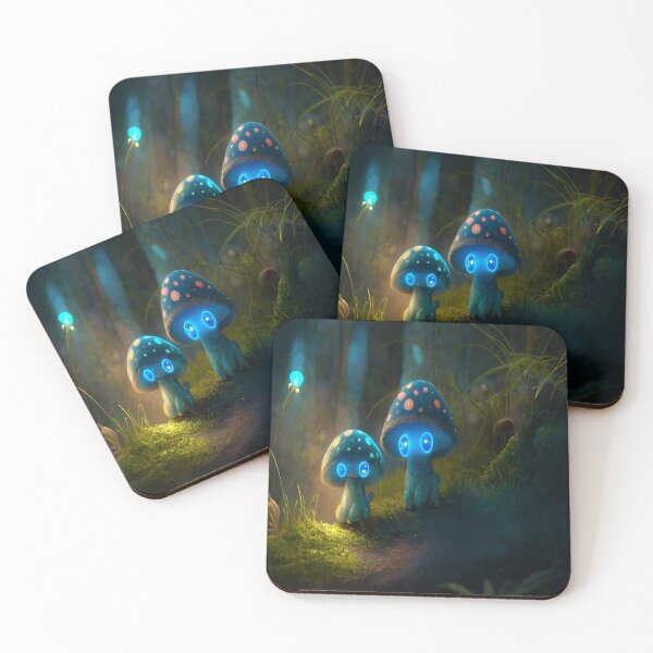 Item preview, Bioluminescent Mushroom Creatures designed and sold by Solace Sparkles.