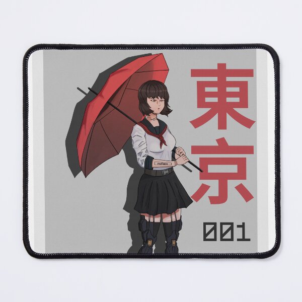 Item preview, Anime Cyberpunk Girl Aesthetic Umbrella Colored designed and sold by patrick10reyes.
