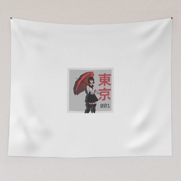 Item preview, Anime Cyberpunk Girl Aesthetic Umbrella Colored designed and sold by patrick10reyes.