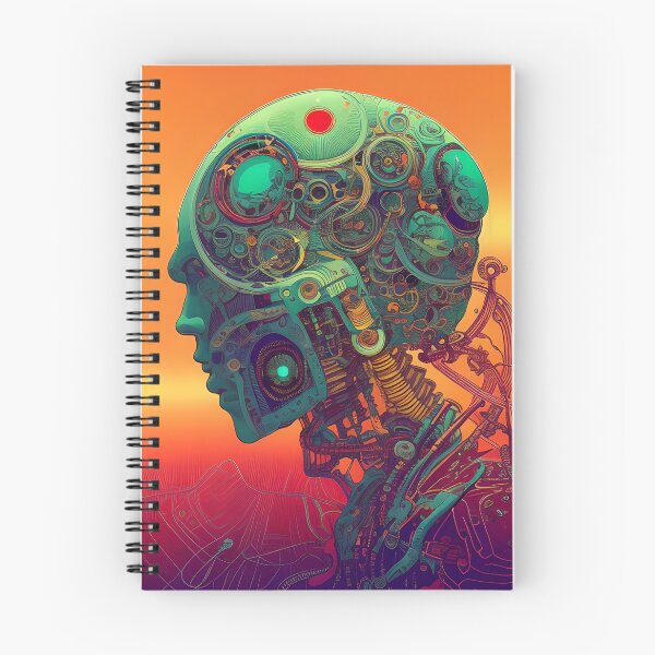 Item preview, Retro japanese manga oriental cyborg. Cyber anime future 80s, mechanoid designed and sold by KumoMachina.
