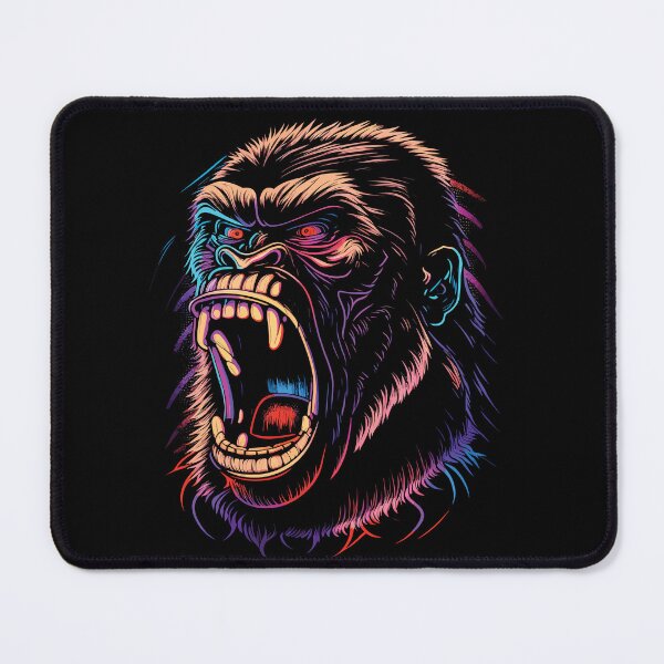 Item preview, Colorful angry Gorilla designed and sold by Gerald Waters.