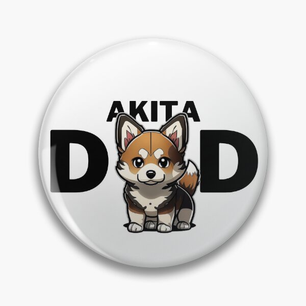 Item preview, Akita Dog Dad designed and sold by TheWildFlix.