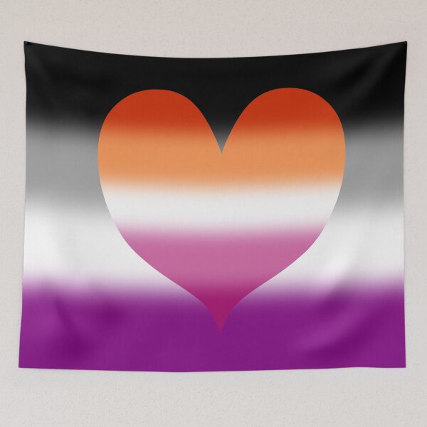 Item preview, Gradient Asexual Lesbian Homoromantic Pride Flag designed and sold by Sum-Thangs.