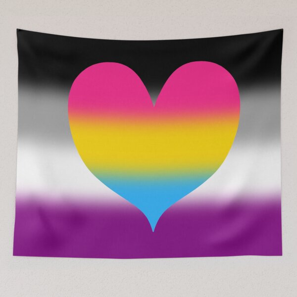Item preview, Gradient Asexual Panromantic Pride Flag designed and sold by Sum-Thangs.