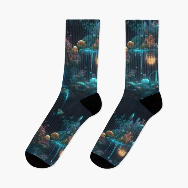Item preview, Underwater world - endless pattern designed and sold by PoppinArtFox.