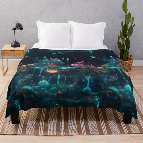 Item preview, Underwater world - endless pattern designed and sold by PoppinArtFox.