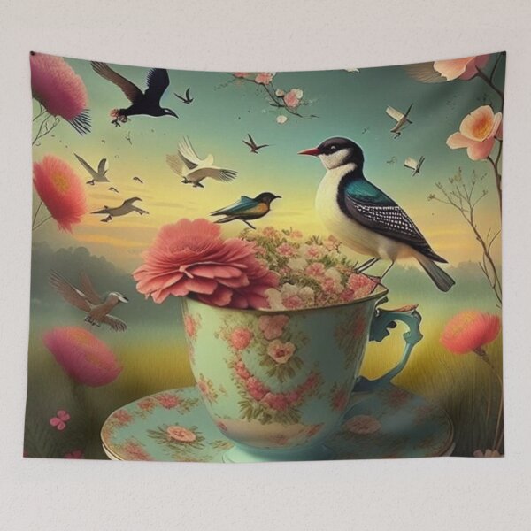 Item preview, TeaCup Bird's designed and sold by BiancaDPetals.