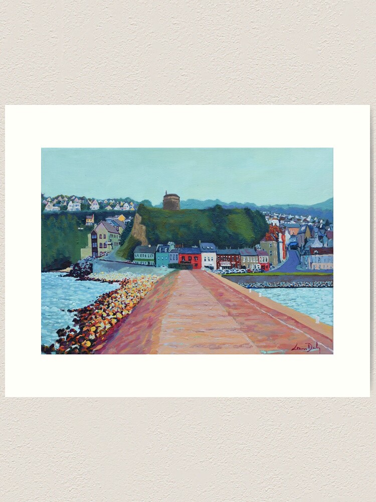 Thumbnail 1 of 3, Art Print, Howth from East Pier, Ireland designed and sold by eolai.