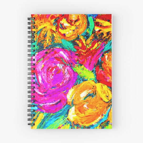 Item preview, Pintura al óleo de flores de colores. Comprar ahora designed and sold by Health And Fitness Posts e-Store.