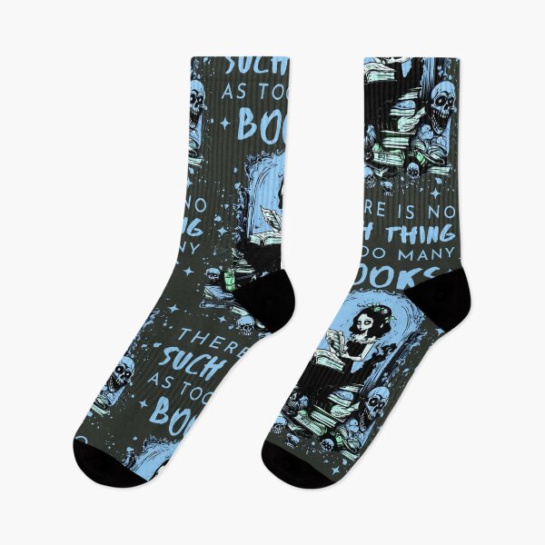 Item preview, No such thing as too many Books, for book lovers only, Blue Hue designed and sold by GloomyBazaar.