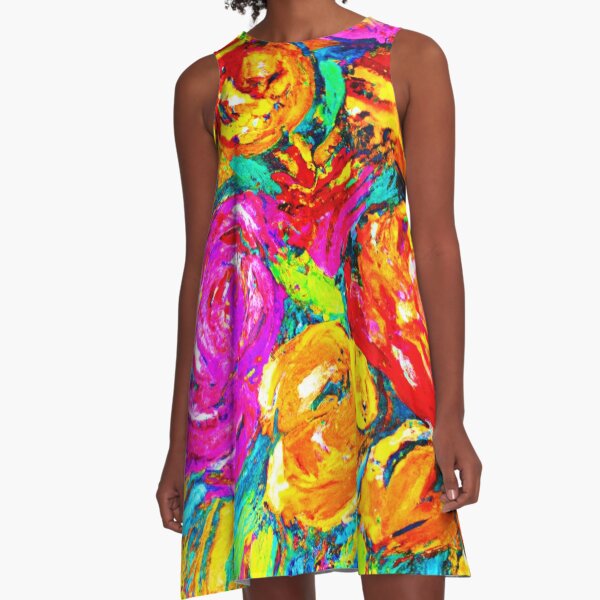 Item preview, Colorful Flower Oil Painting. Buy Now designed and sold by Health And Fitness Posts e-Store.