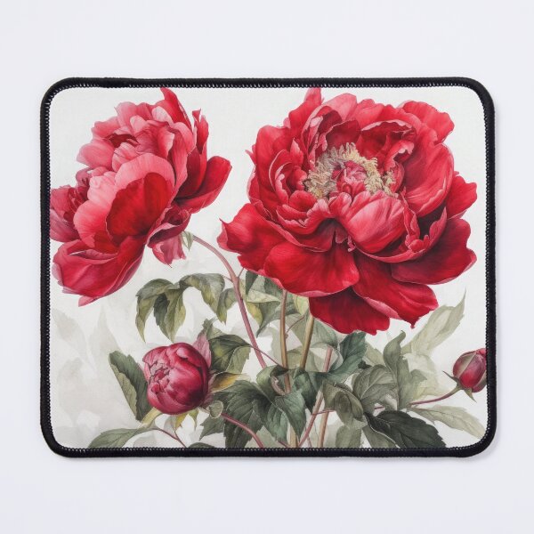 Item preview, Red Peonies designed and sold by Vanover Designs.