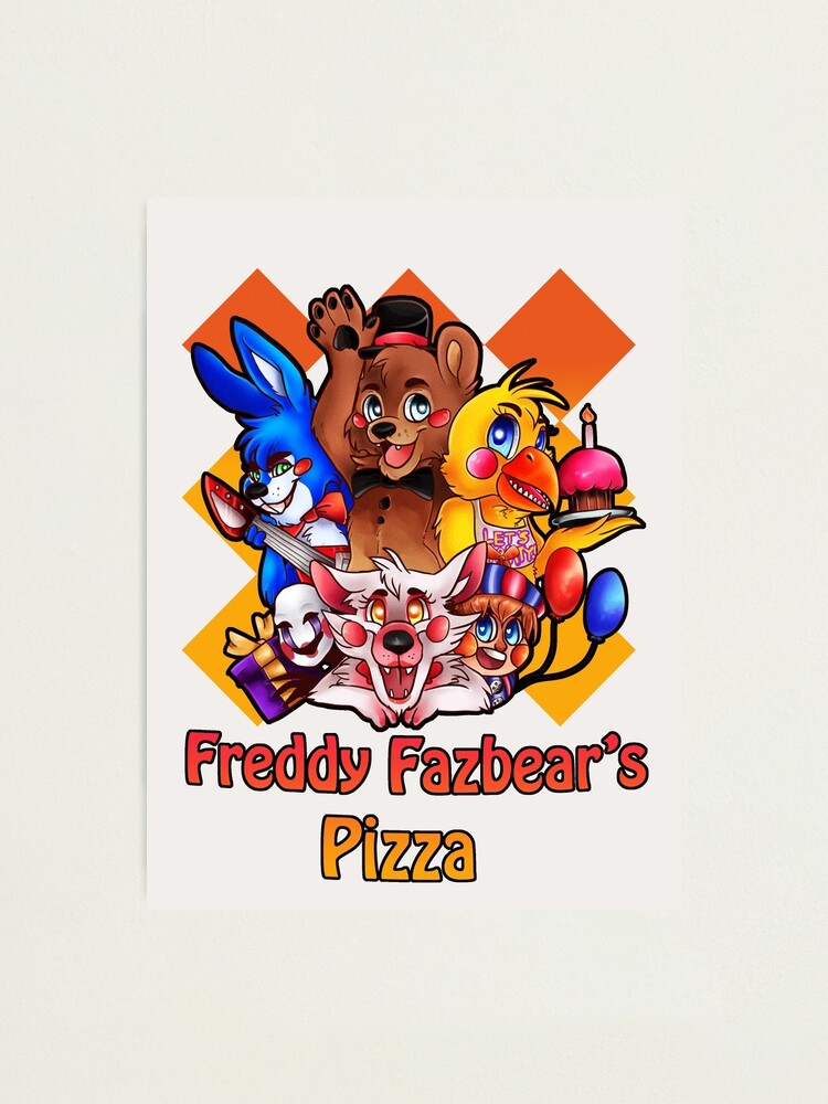 Five Nights at Freddy's 2 - Freddy Fazbear's Logo - Golden Bonnie - Posters  and Art Prints