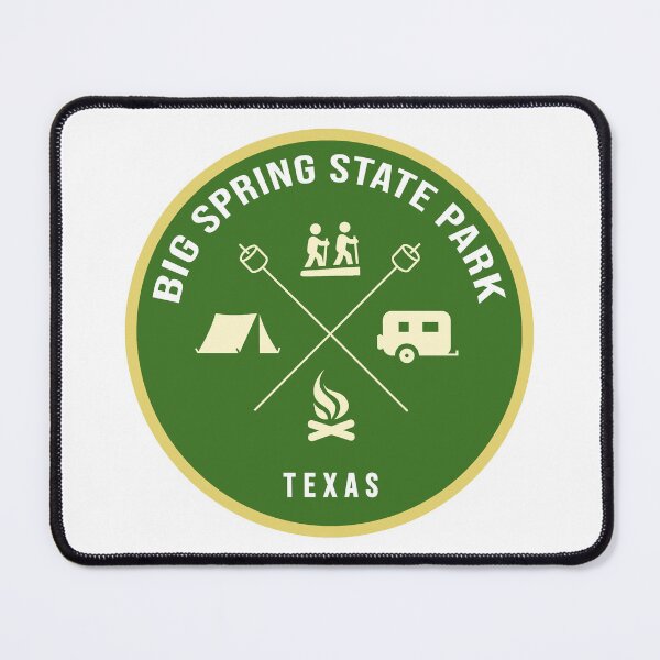 Item preview, Big Spring State Park Texas Heraldic Logo designed and sold by VanyaKar.