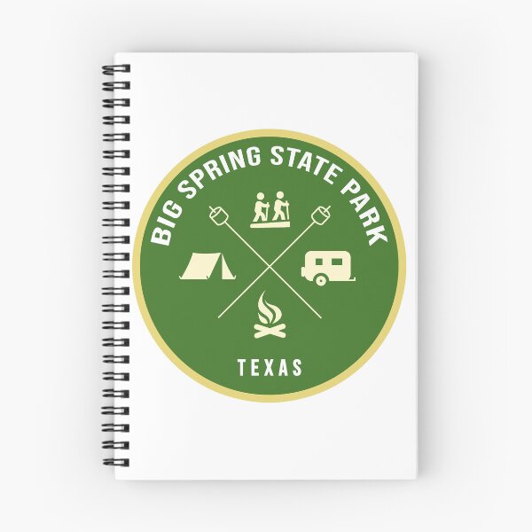 Item preview, Big Spring State Park Texas Heraldic Logo designed and sold by VanyaKar.