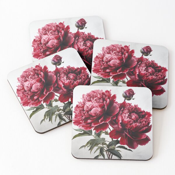 Item preview, Red Peonies  designed and sold by Vanover Designs.