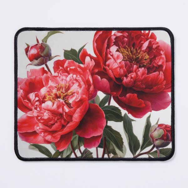 Item preview, Red Peonies designed and sold by Vanover Designs.