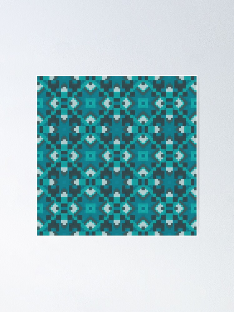 Minecraft Light Blue Glazed Terracotta (Tiled) | Sticker