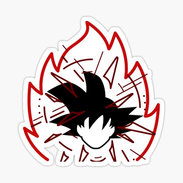 goku super saiyan blue kaioken Sticker for Sale by DanySikan