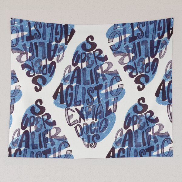 Item preview, Supercalifragilisticexpialidocious Repeating Print  designed and sold by LTRSetc.
