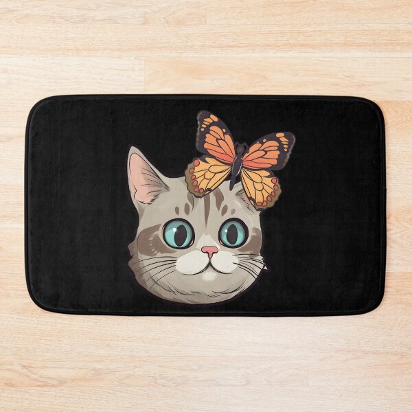 Item preview, Funny Cat with Butterfly designed and sold by Zoondertt.