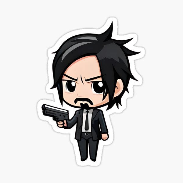 Artikel-Vorschau von Herr Chibi Wick, designt und verkauft von MVBstore.