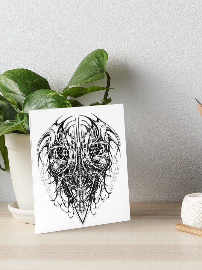 crow tattoo outline Art Print by Steph Stark | Society6