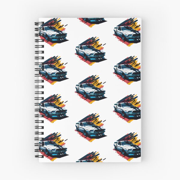 Item preview, Retro Mustang Cobra Shelby Flat Design designed and sold by CinEmmaDesign.