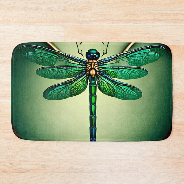 Item preview, Emerald Dragonfly - A stunning design with a mysterious pattern designed and sold by GorinART.