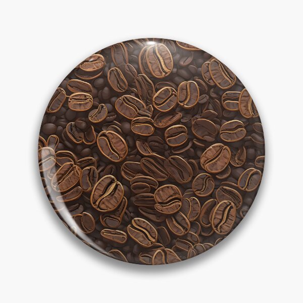 Item preview, Cartoon Coffee Beans Pattern designed and sold by DeepSeeAI.
