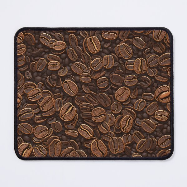 Item preview, Cartoon Coffee Beans Pattern designed and sold by DeepSeeAI.