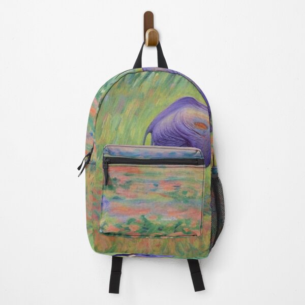 Item preview, Claude Monet Art Remake Design Art Monet Water Lillies Cute Elephant designed and sold by CandyDroidMerch.