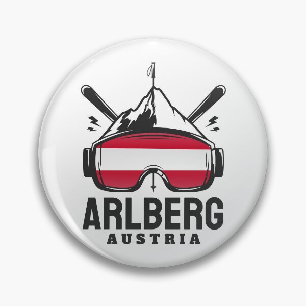 Artikelvorschau, Arlberg Österreich Ski Skifahren Souvenir entworfen und verkauft von JackCurtis1991.