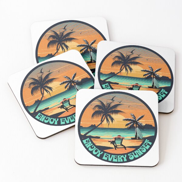 Item preview, Vintage Enjoy Every Sunset designed and sold by PlayfulPrint.