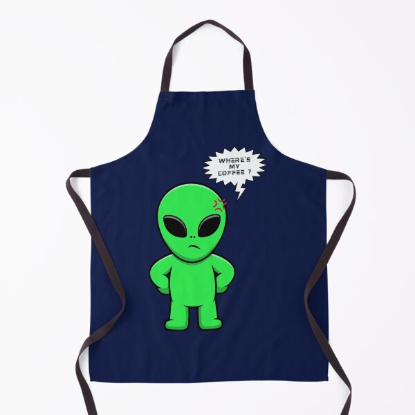 Item preview, Funny Alien Need Coffee Morning designed and sold by foxforce.