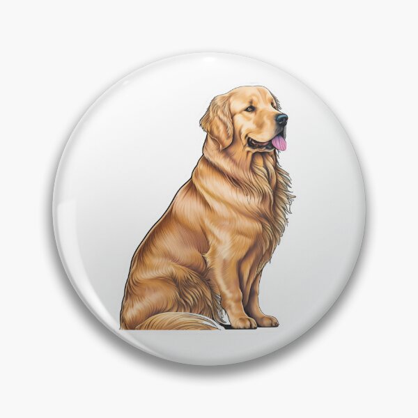 Item preview, Realistic Golden Retriever designed and sold by cassiusblue.