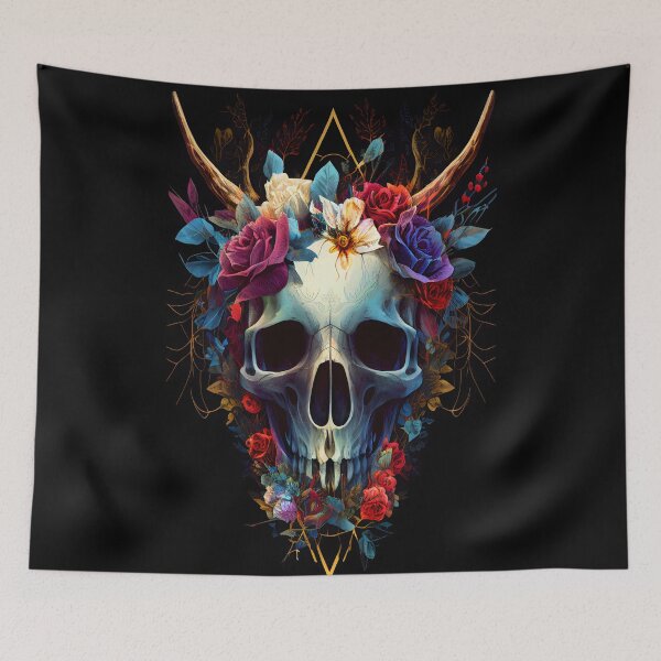 Item preview, Thorns & Horns (Skulls & Stuff) designed and sold by NarideaDesigns.