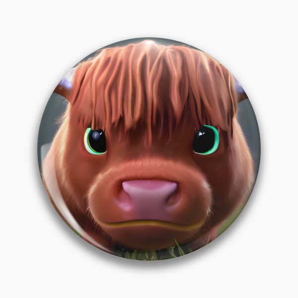 Item preview, Angus the Highland Cow designed and sold by Rotten-Prints.