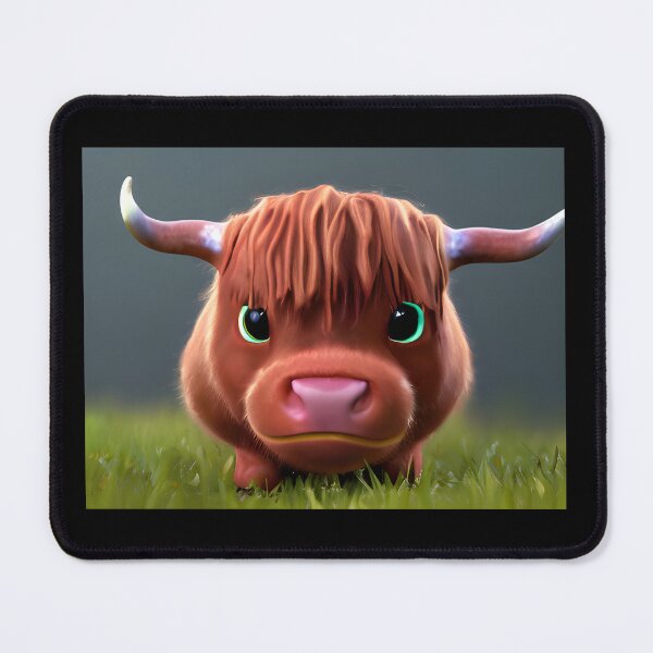 Item preview, Angus the Highland Cow designed and sold by Rotten-Prints.