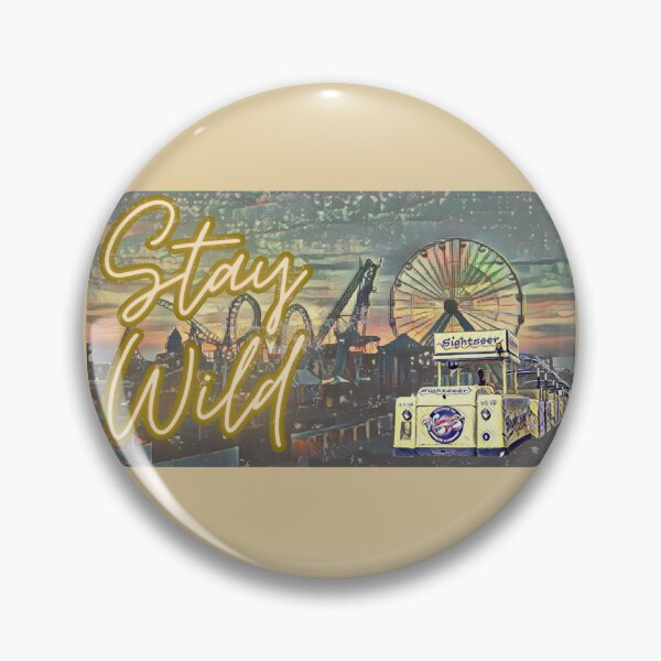 Item preview, Stay Wild Wildwood Boardwalk Tramcar designed and sold by AlpacaSmokes.