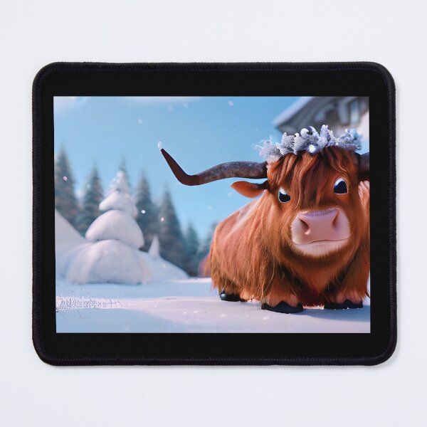 Item preview, Bonnie the Highland Cow designed and sold by Rotten-Prints.