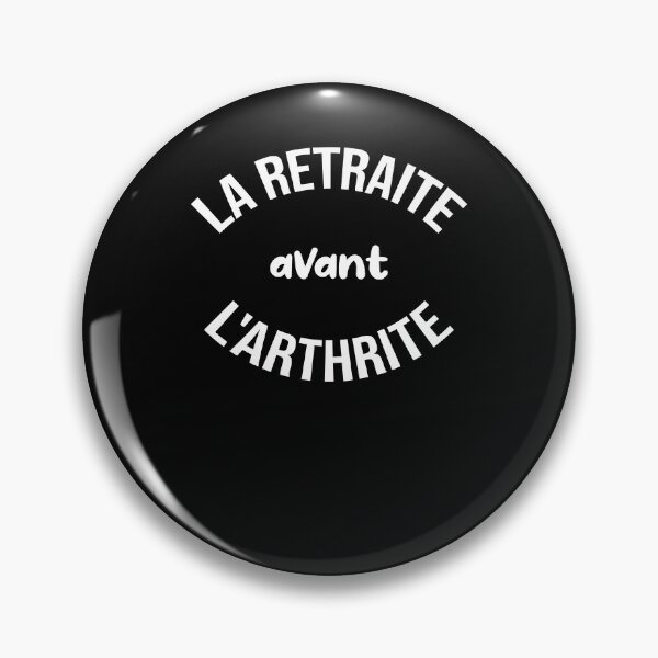 Aperçu de l'œuvre La retraite avant l'arthrite créée et vendue par Catcrea.