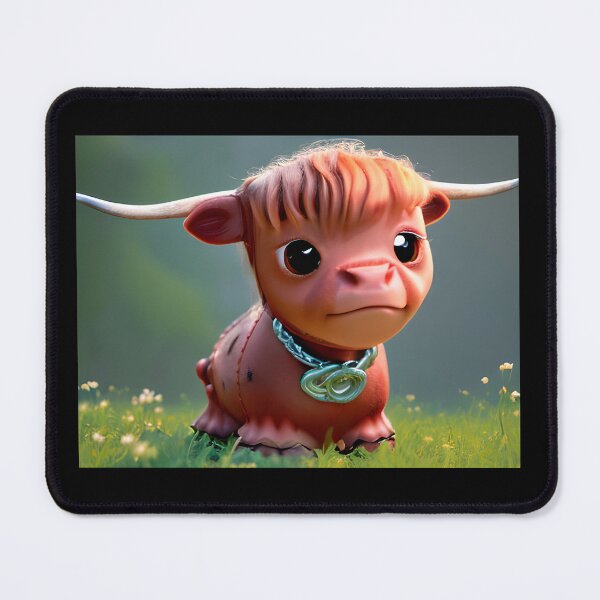 Item preview, Brawny the Highland Cow designed and sold by Rotten-Prints.