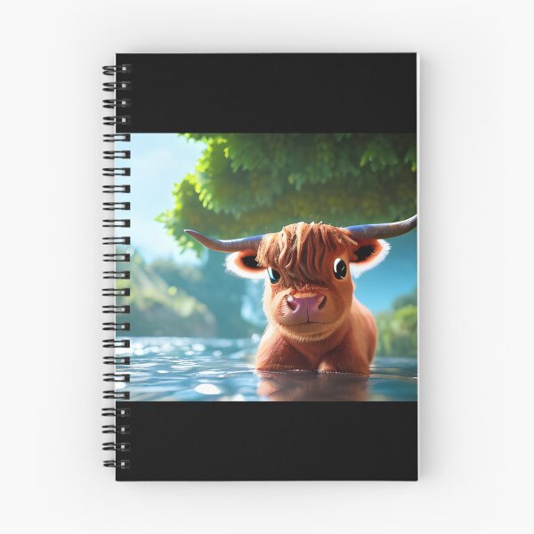 Item preview, Ceilidh the Highland Cow designed and sold by Rotten-Prints.