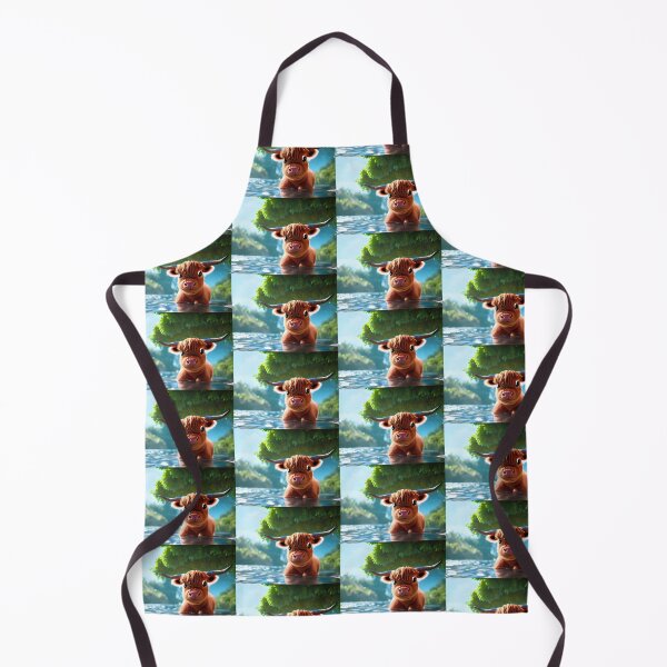 Item preview, Ceilidh the Highland Cow designed and sold by Rotten-Prints.
