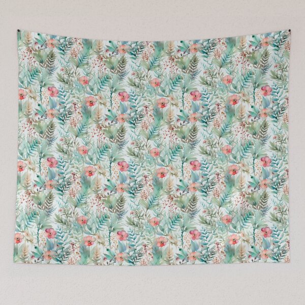 Item preview, Watercolor Floral and Botanical Pattern designed and sold by CinEmmaDesign.