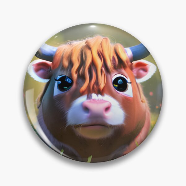 Item preview, Fergus the Highland Cow designed and sold by Rotten-Prints.