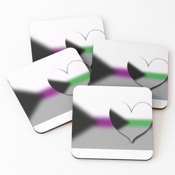 Aperçu de l'œuvre Gradient Demisexual Demiromantic Pride Flag créée et vendue par Sum-Thangs.