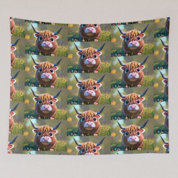Item preview, Fergus the Highland Cow designed and sold by Rotten-Prints.