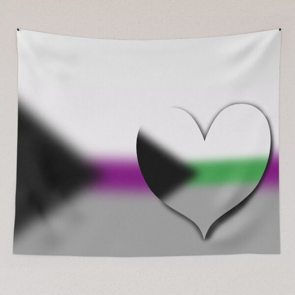 Aperçu de l'œuvre Gradient Demisexual Demiromantic Pride Flag créée et vendue par Sum-Thangs.